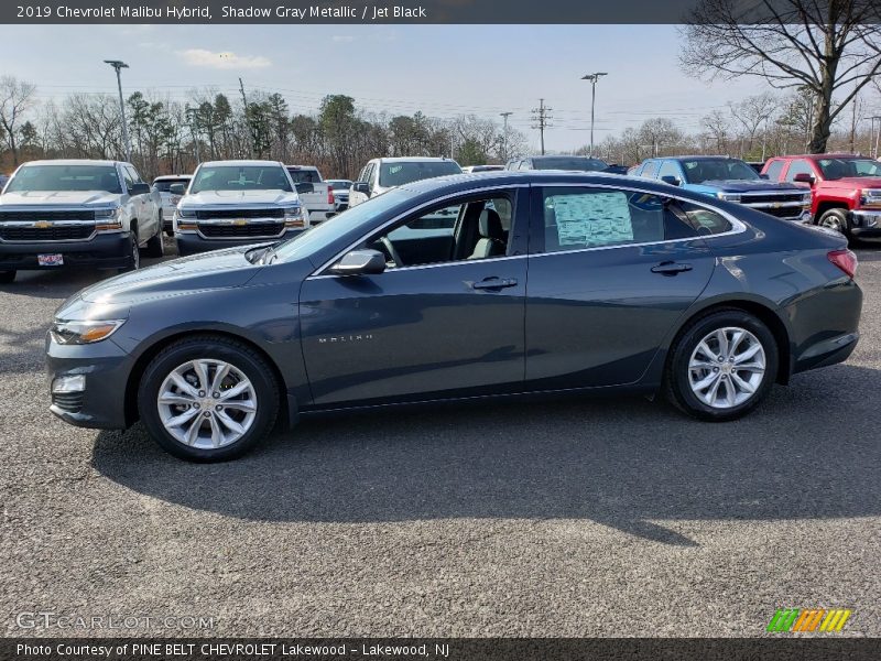 Shadow Gray Metallic / Jet Black 2019 Chevrolet Malibu Hybrid