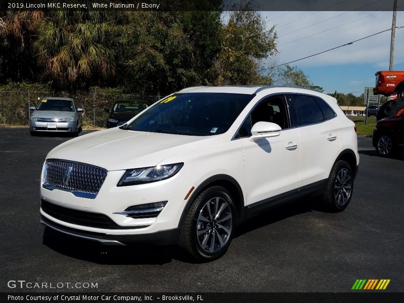 White Platinum / Ebony 2019 Lincoln MKC Reserve