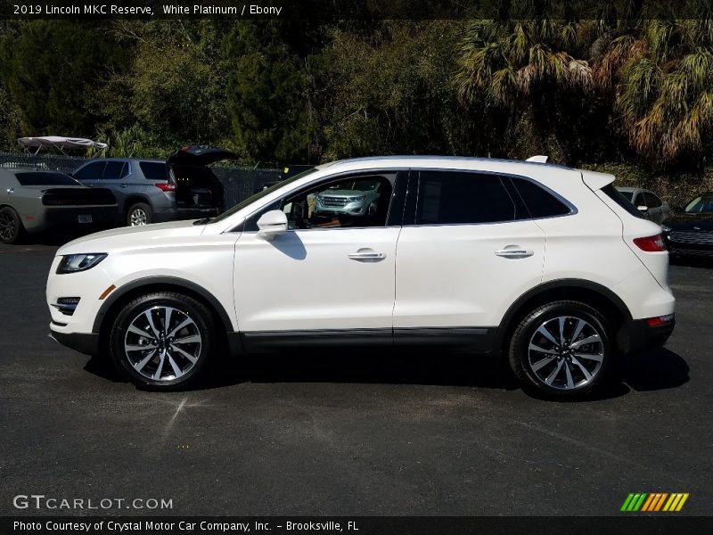 White Platinum / Ebony 2019 Lincoln MKC Reserve