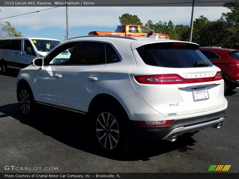 White Platinum / Ebony 2019 Lincoln MKC Reserve