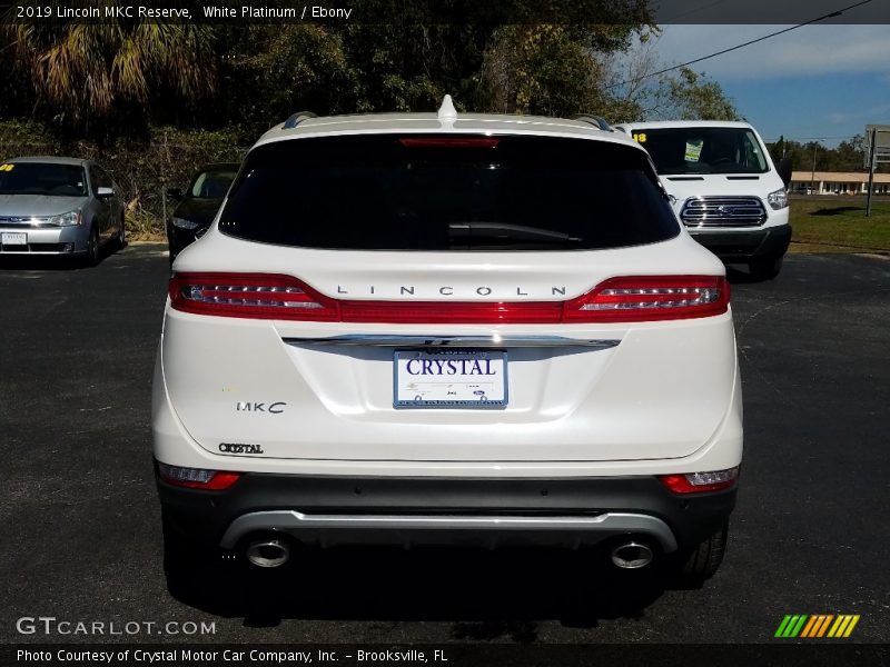 White Platinum / Ebony 2019 Lincoln MKC Reserve