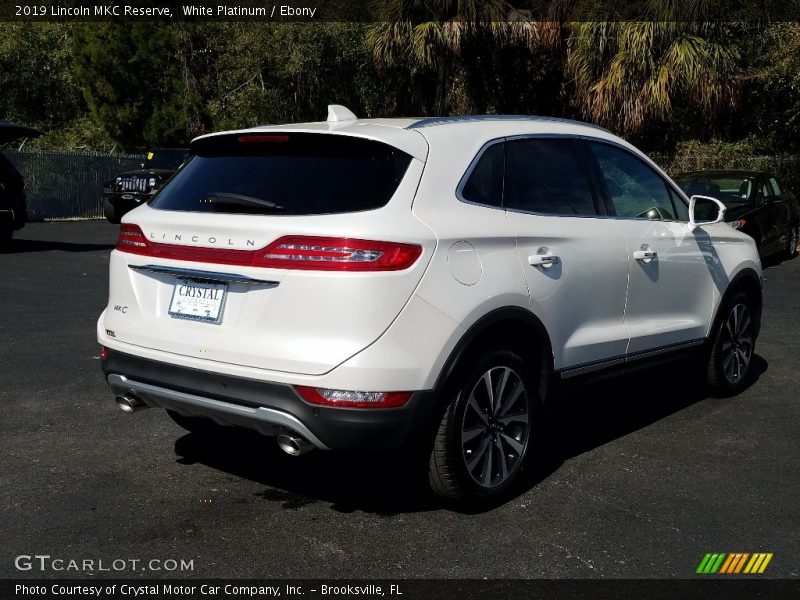 White Platinum / Ebony 2019 Lincoln MKC Reserve