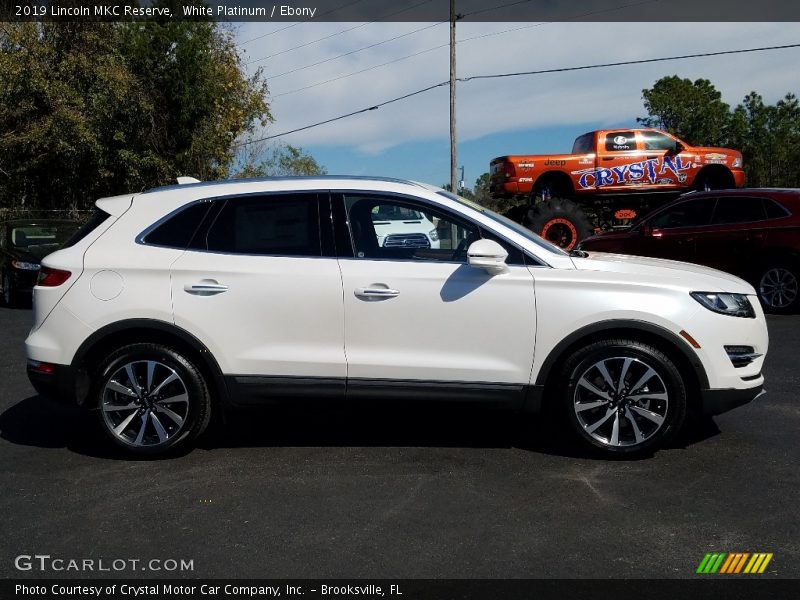 White Platinum / Ebony 2019 Lincoln MKC Reserve