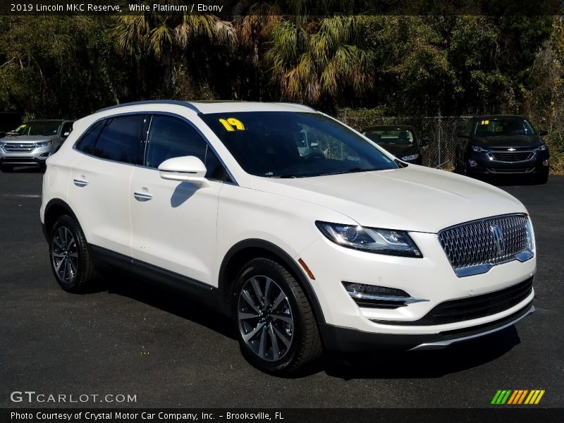 White Platinum / Ebony 2019 Lincoln MKC Reserve