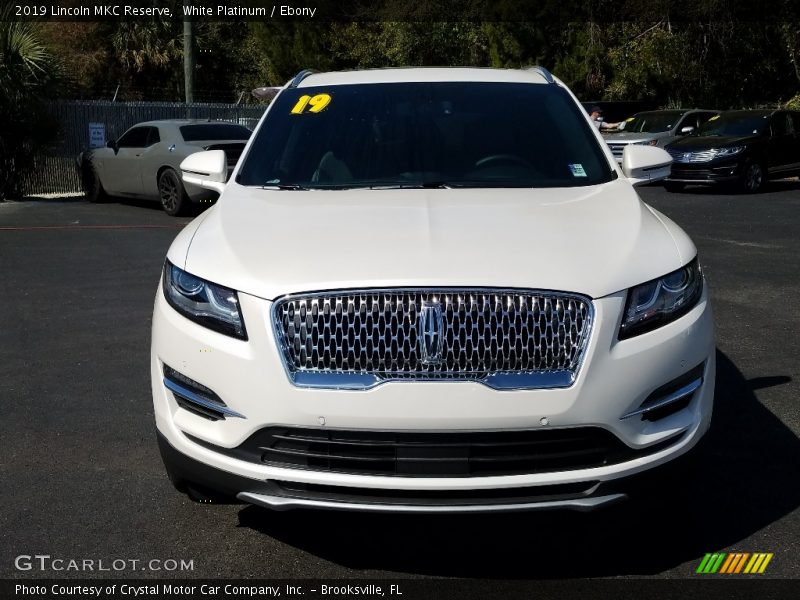 White Platinum / Ebony 2019 Lincoln MKC Reserve