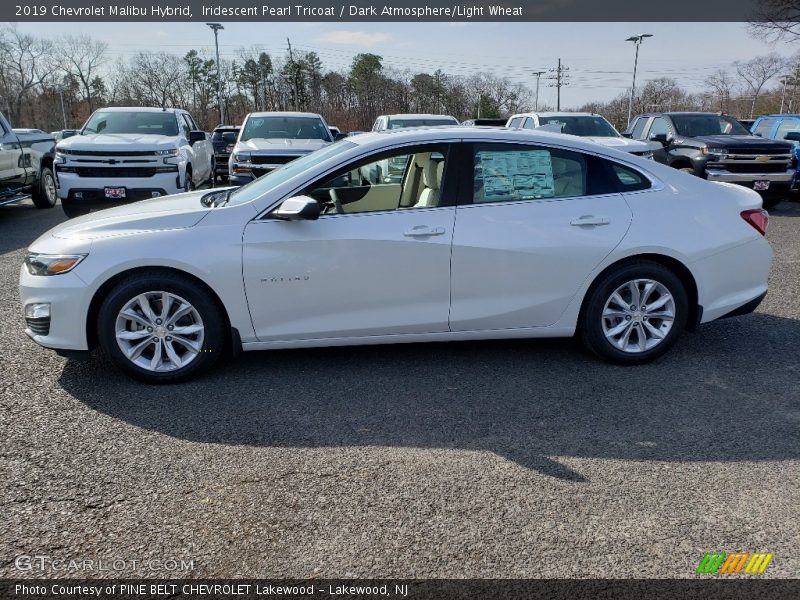 Iridescent Pearl Tricoat / Dark Atmosphere/Light Wheat 2019 Chevrolet Malibu Hybrid