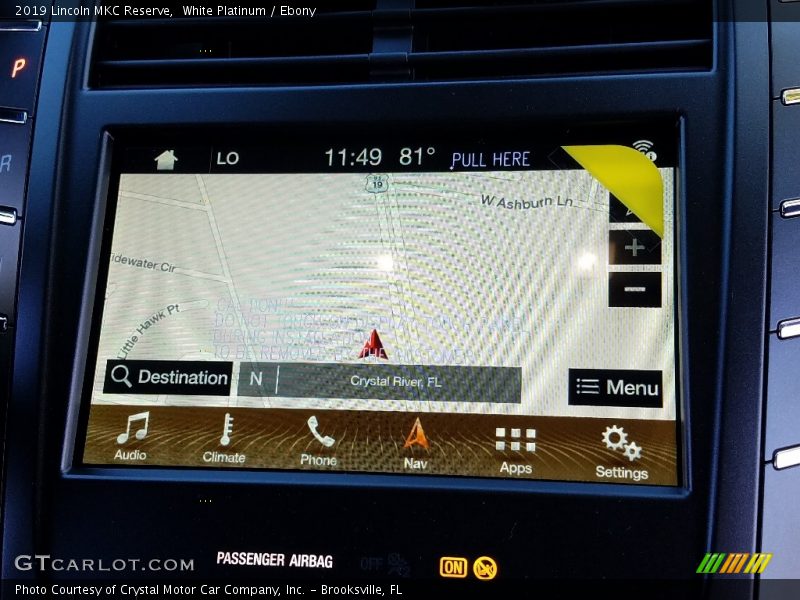 White Platinum / Ebony 2019 Lincoln MKC Reserve