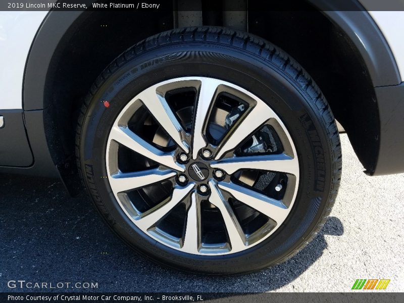 White Platinum / Ebony 2019 Lincoln MKC Reserve