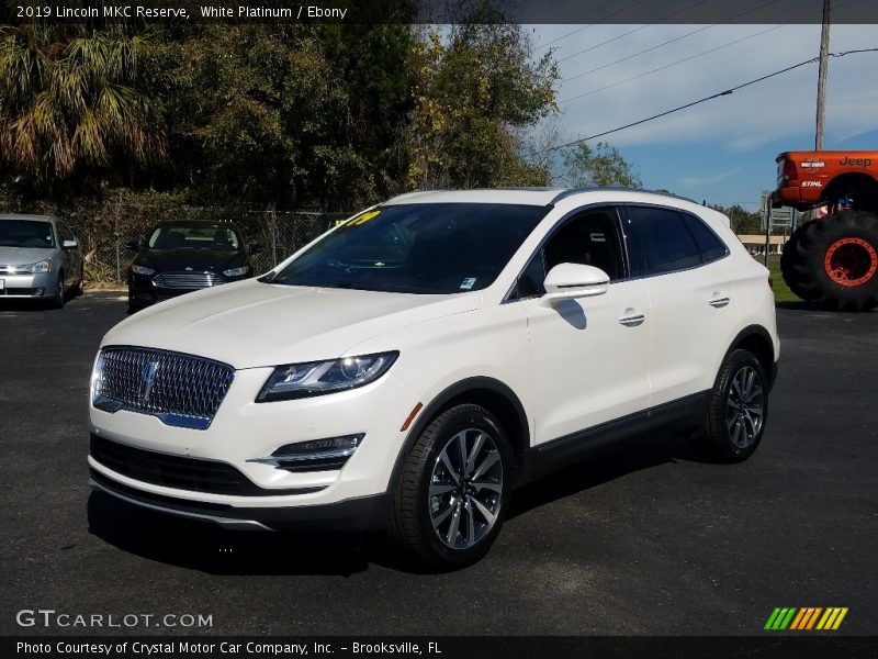 White Platinum / Ebony 2019 Lincoln MKC Reserve