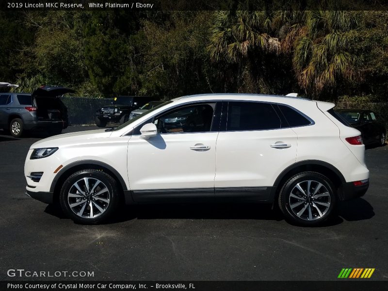 White Platinum / Ebony 2019 Lincoln MKC Reserve