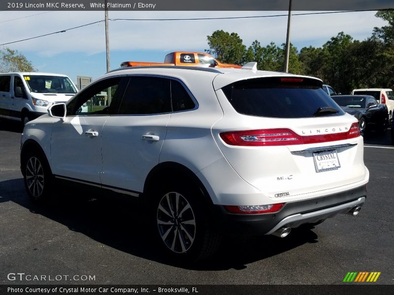 White Platinum / Ebony 2019 Lincoln MKC Reserve