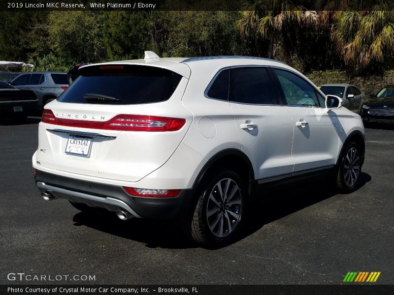 White Platinum / Ebony 2019 Lincoln MKC Reserve