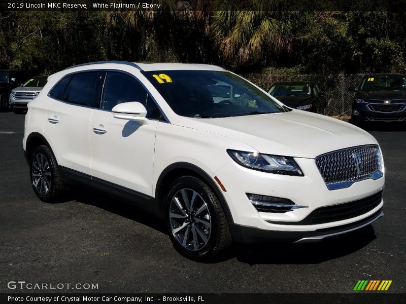 White Platinum / Ebony 2019 Lincoln MKC Reserve