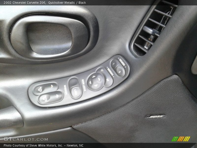 Quicksilver Metallic / Black 2002 Chevrolet Corvette Z06