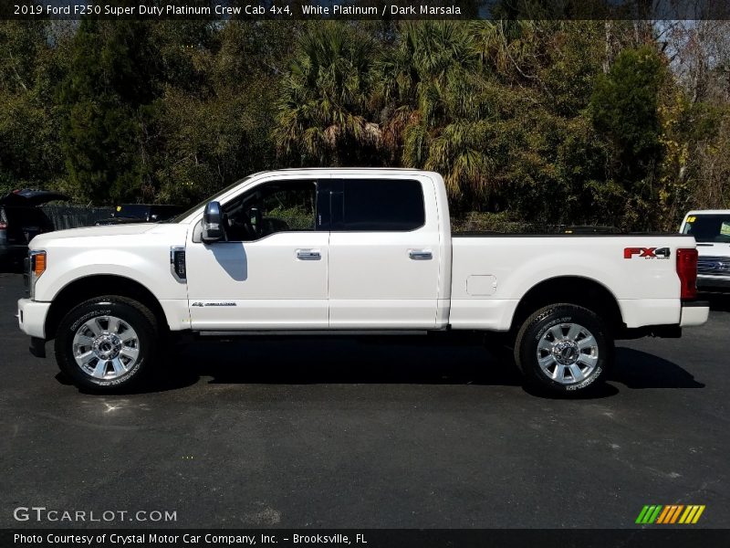  2019 F250 Super Duty Platinum Crew Cab 4x4 White Platinum