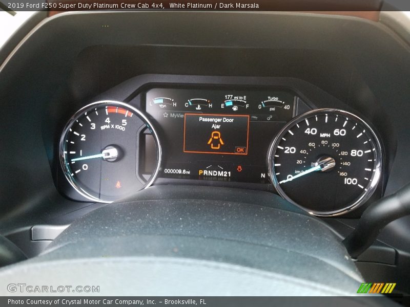  2019 F250 Super Duty Platinum Crew Cab 4x4 Platinum Crew Cab 4x4 Gauges