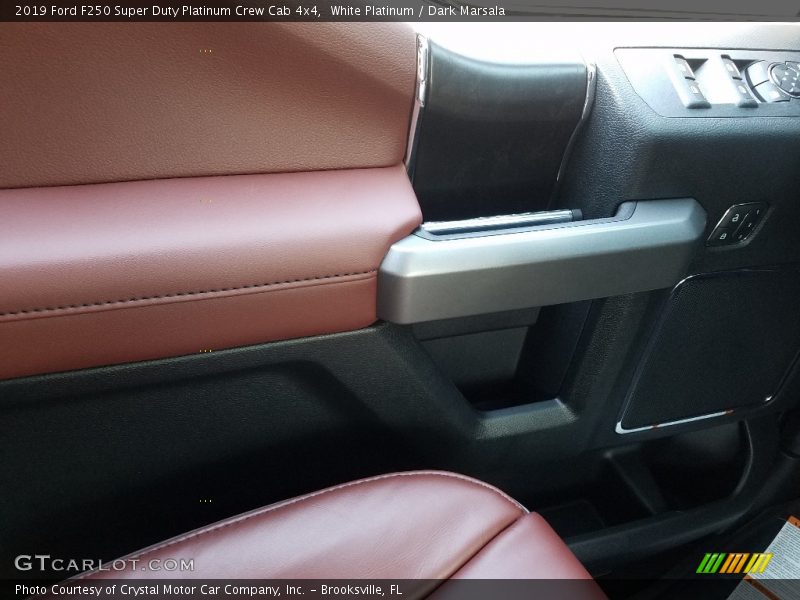 White Platinum / Dark Marsala 2019 Ford F250 Super Duty Platinum Crew Cab 4x4