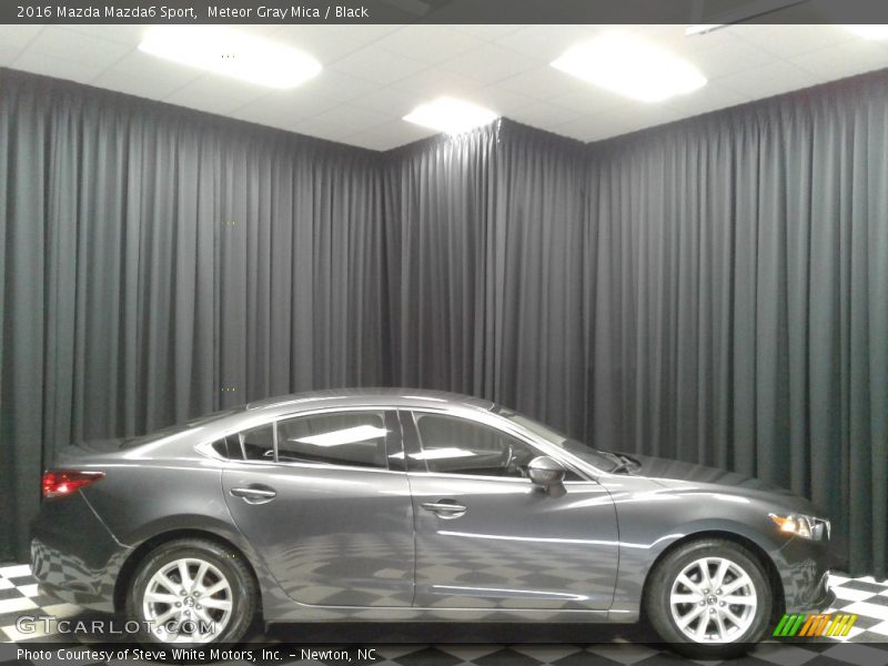 Meteor Gray Mica / Black 2016 Mazda Mazda6 Sport