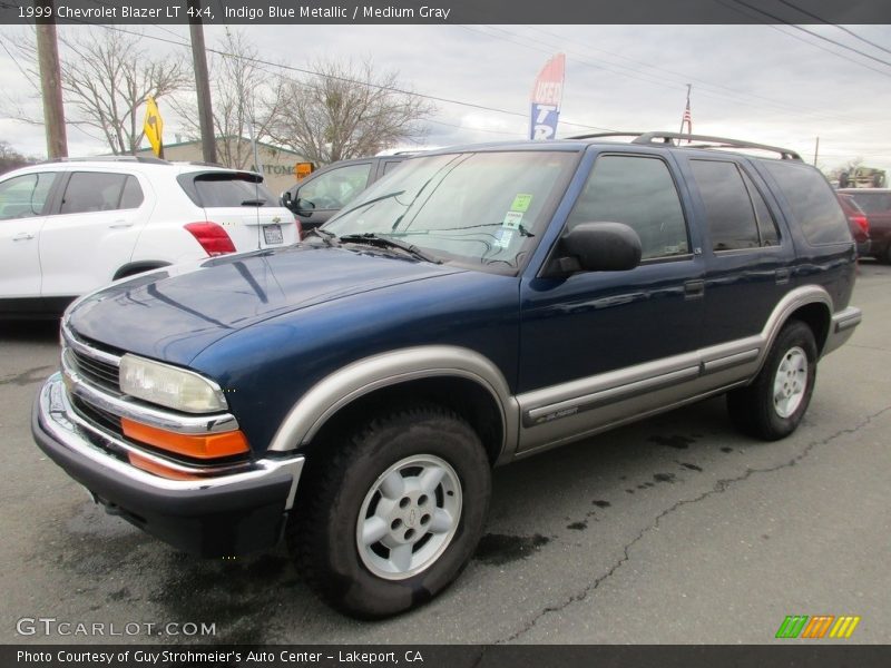 Indigo Blue Metallic / Medium Gray 1999 Chevrolet Blazer LT 4x4