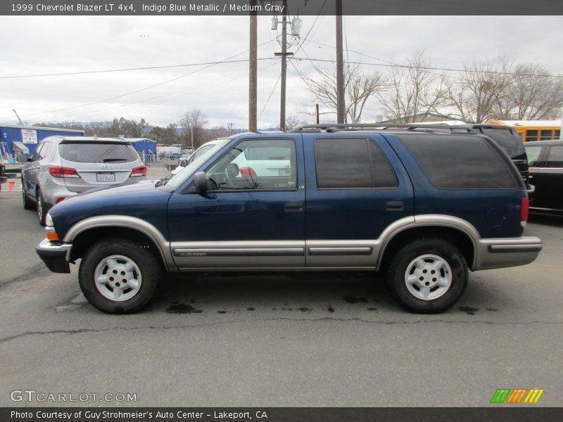 Indigo Blue Metallic / Medium Gray 1999 Chevrolet Blazer LT 4x4