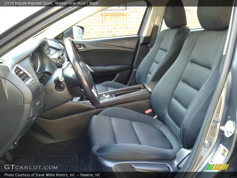 Meteor Gray Mica / Black 2016 Mazda Mazda6 Sport