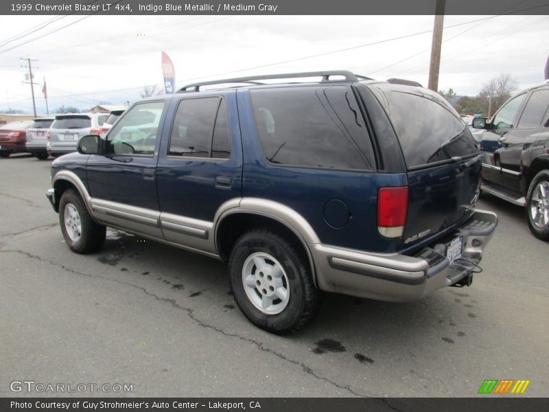 Indigo Blue Metallic / Medium Gray 1999 Chevrolet Blazer LT 4x4