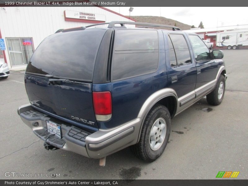 Indigo Blue Metallic / Medium Gray 1999 Chevrolet Blazer LT 4x4