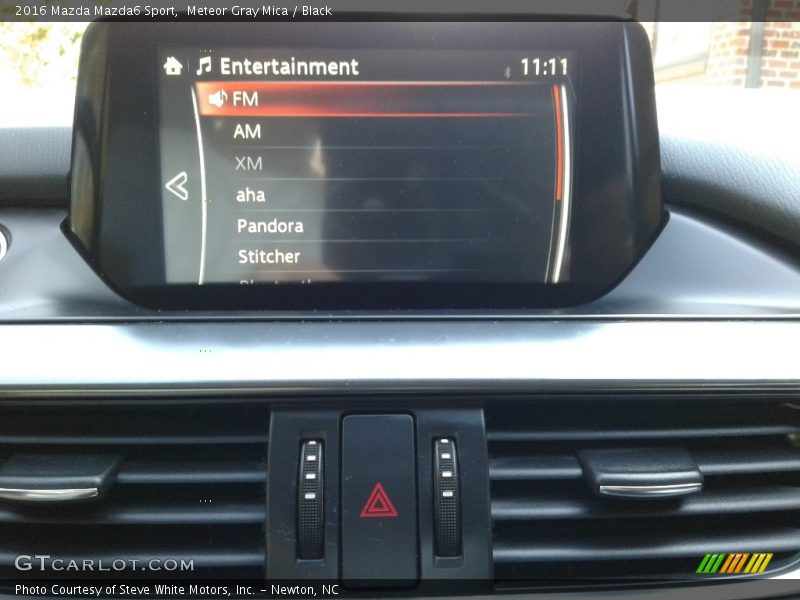 Meteor Gray Mica / Black 2016 Mazda Mazda6 Sport