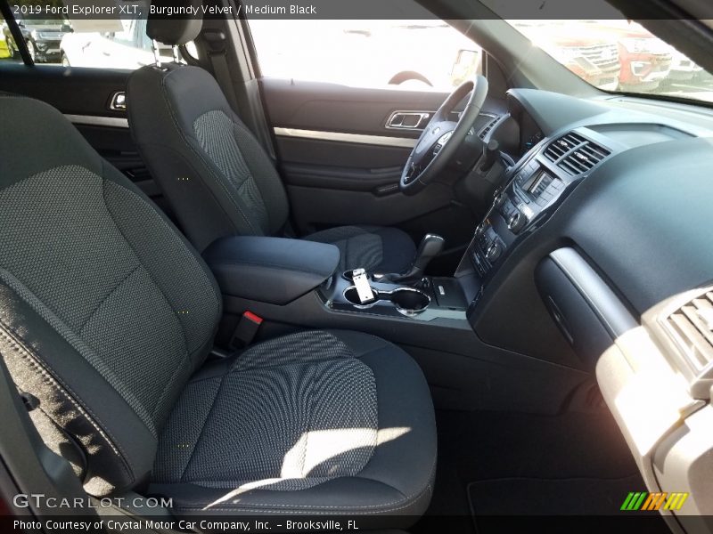 Burgundy Velvet / Medium Black 2019 Ford Explorer XLT