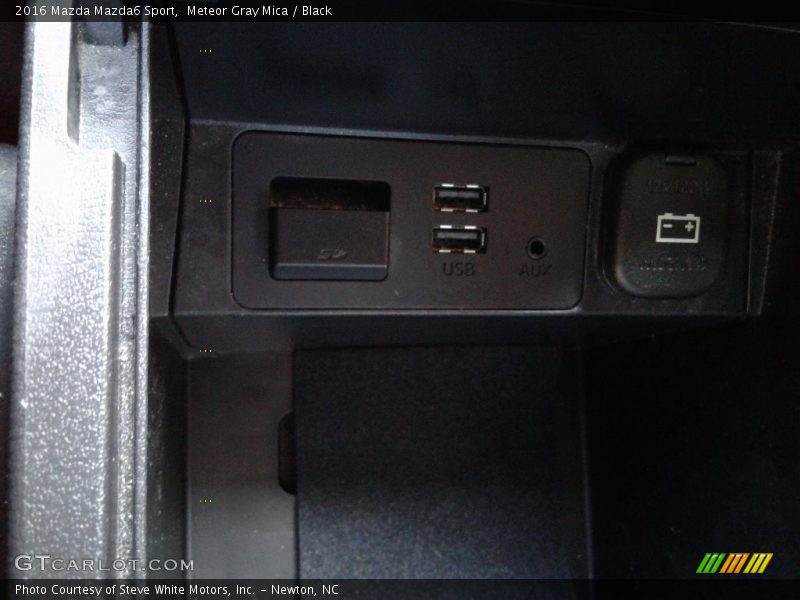 Meteor Gray Mica / Black 2016 Mazda Mazda6 Sport