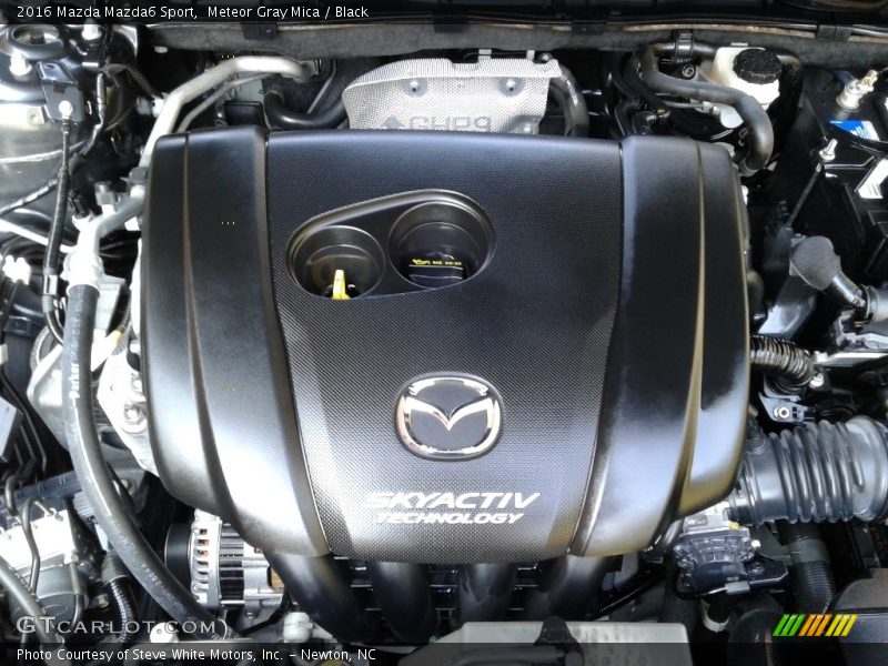 Meteor Gray Mica / Black 2016 Mazda Mazda6 Sport