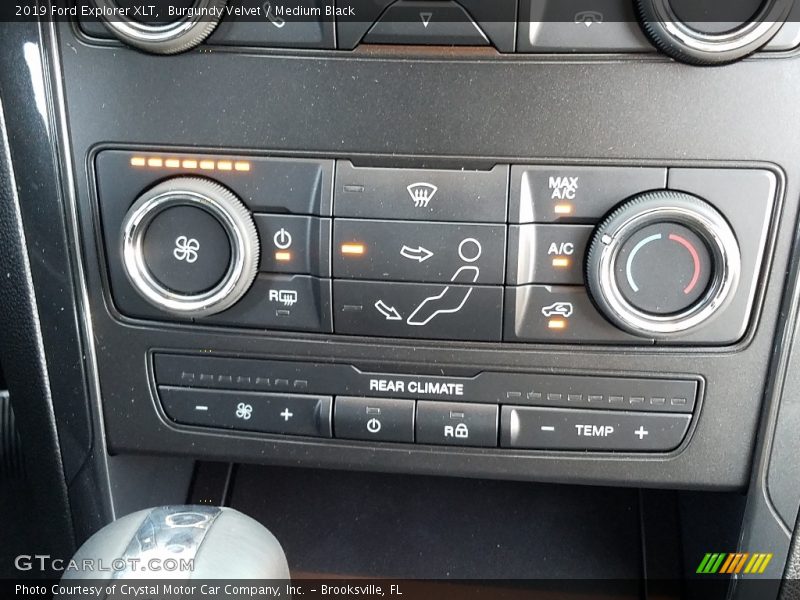 Burgundy Velvet / Medium Black 2019 Ford Explorer XLT
