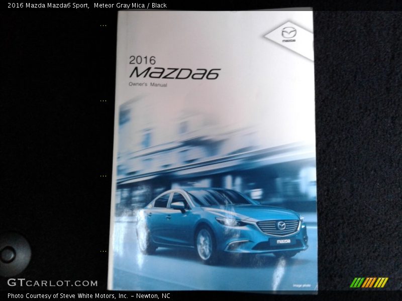 Meteor Gray Mica / Black 2016 Mazda Mazda6 Sport