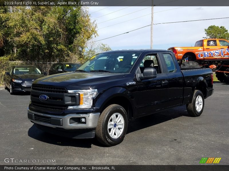 Agate Black / Earth Gray 2019 Ford F150 XL SuperCab