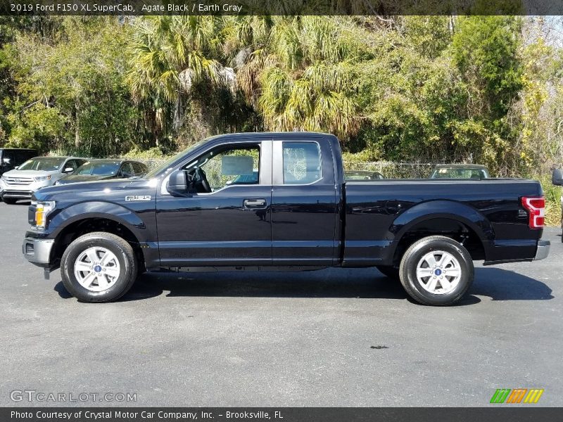 Agate Black / Earth Gray 2019 Ford F150 XL SuperCab