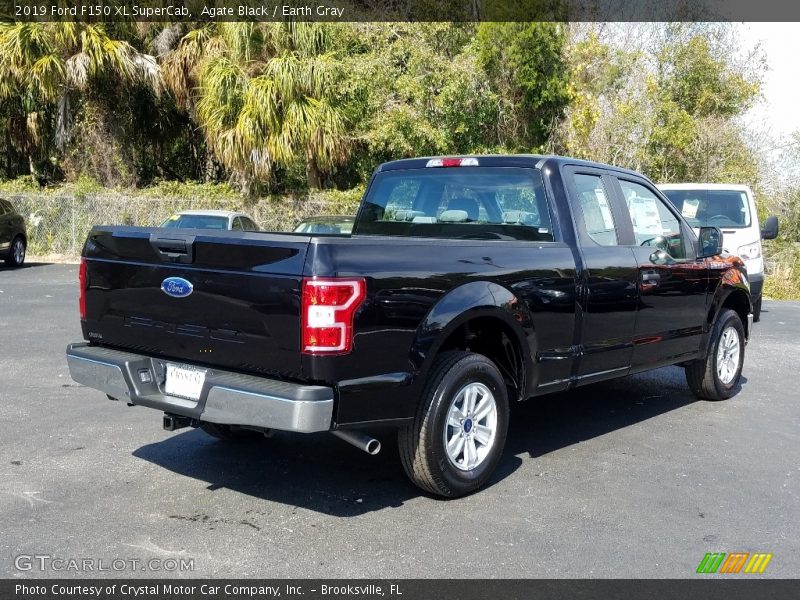 Agate Black / Earth Gray 2019 Ford F150 XL SuperCab