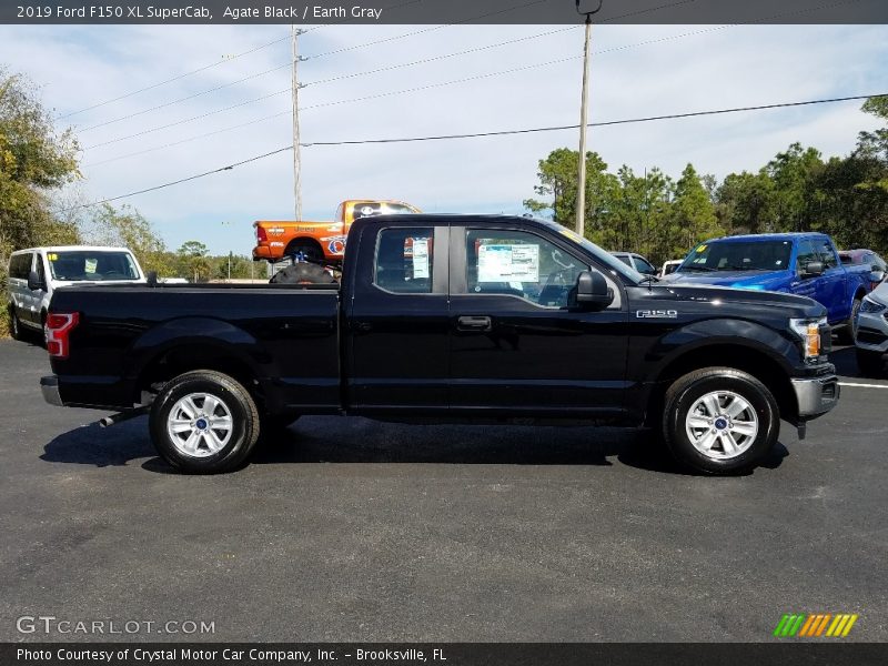 Agate Black / Earth Gray 2019 Ford F150 XL SuperCab