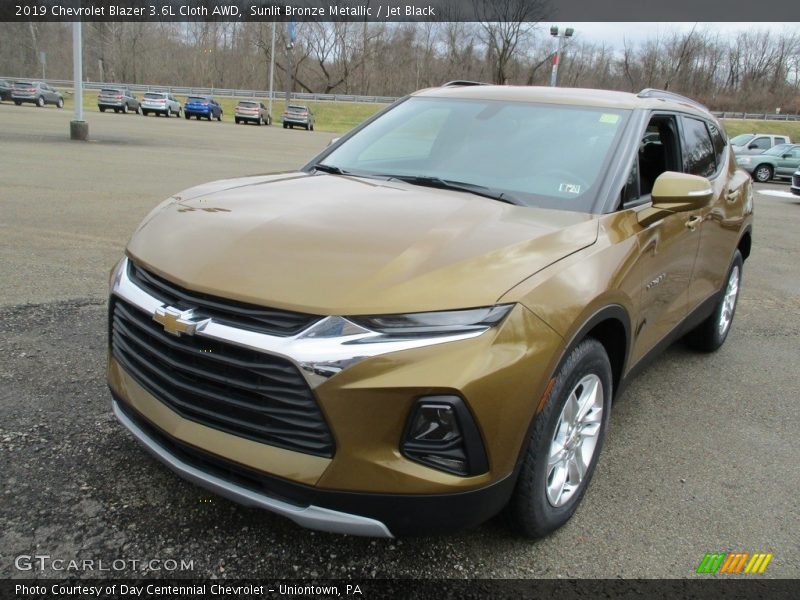 Sunlit Bronze Metallic / Jet Black 2019 Chevrolet Blazer 3.6L Cloth AWD