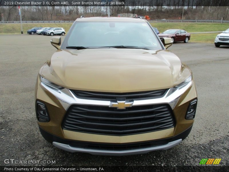 Sunlit Bronze Metallic / Jet Black 2019 Chevrolet Blazer 3.6L Cloth AWD