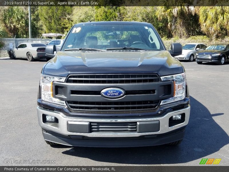 Agate Black / Earth Gray 2019 Ford F150 XL SuperCab