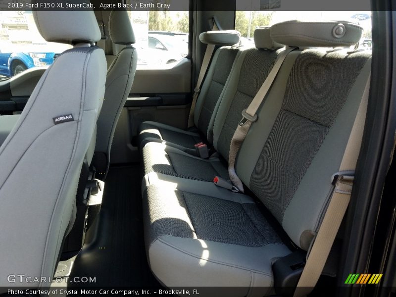 Agate Black / Earth Gray 2019 Ford F150 XL SuperCab