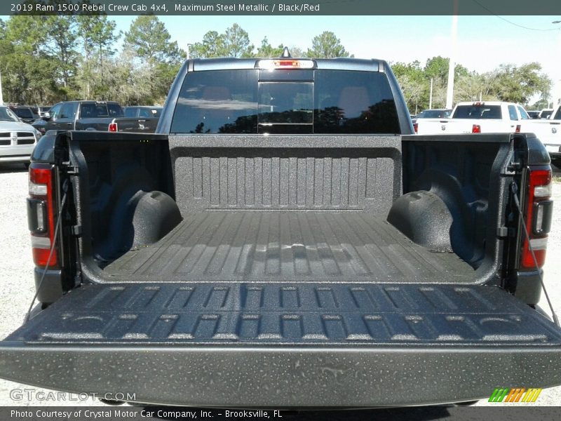 Maximum Steel Metallic / Black/Red 2019 Ram 1500 Rebel Crew Cab 4x4