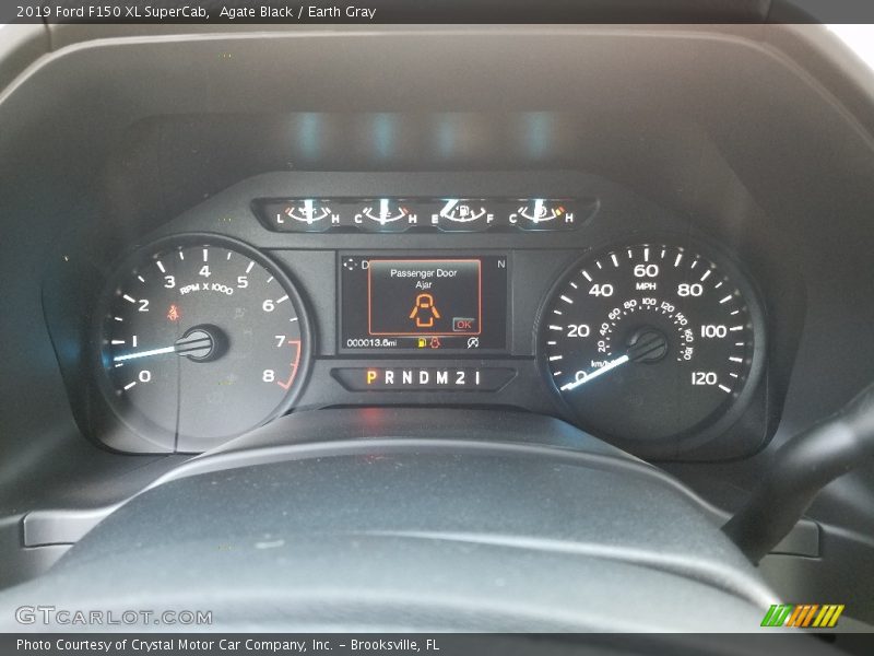 Agate Black / Earth Gray 2019 Ford F150 XL SuperCab