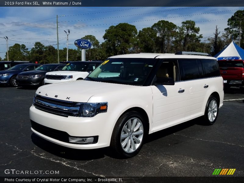 White Platinum / Dune 2019 Ford Flex SEL