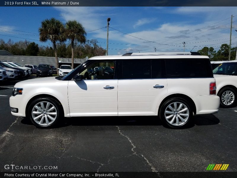 White Platinum / Dune 2019 Ford Flex SEL