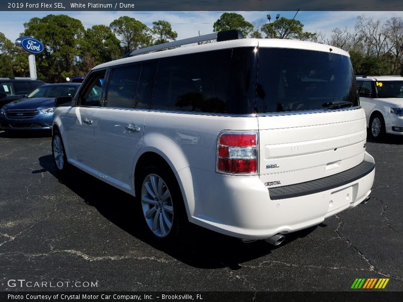 White Platinum / Dune 2019 Ford Flex SEL