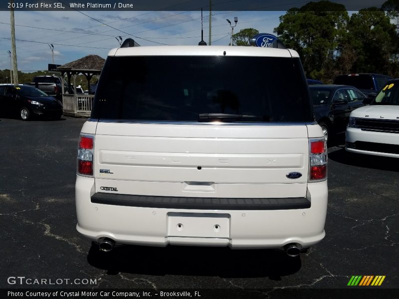 White Platinum / Dune 2019 Ford Flex SEL