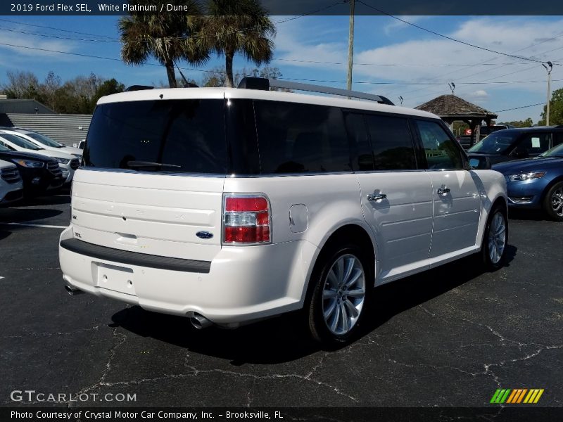 White Platinum / Dune 2019 Ford Flex SEL