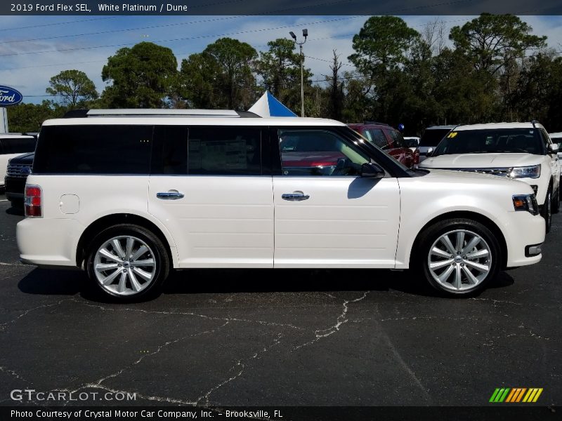 White Platinum / Dune 2019 Ford Flex SEL