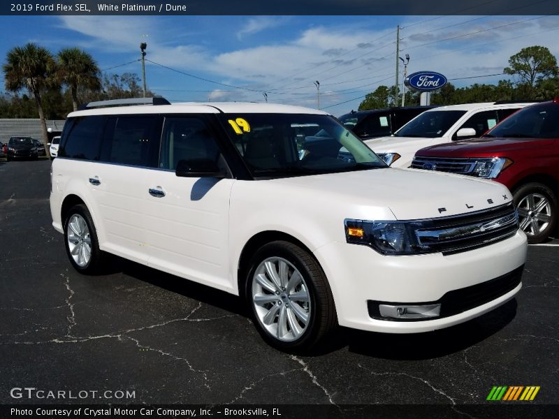 White Platinum / Dune 2019 Ford Flex SEL